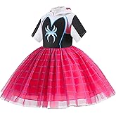 Abbotcy Girl Princess Costume and Mask, Toddler Dress Up Toy Set, Halloween Birthday Party Christmas Gift for Kids Girls