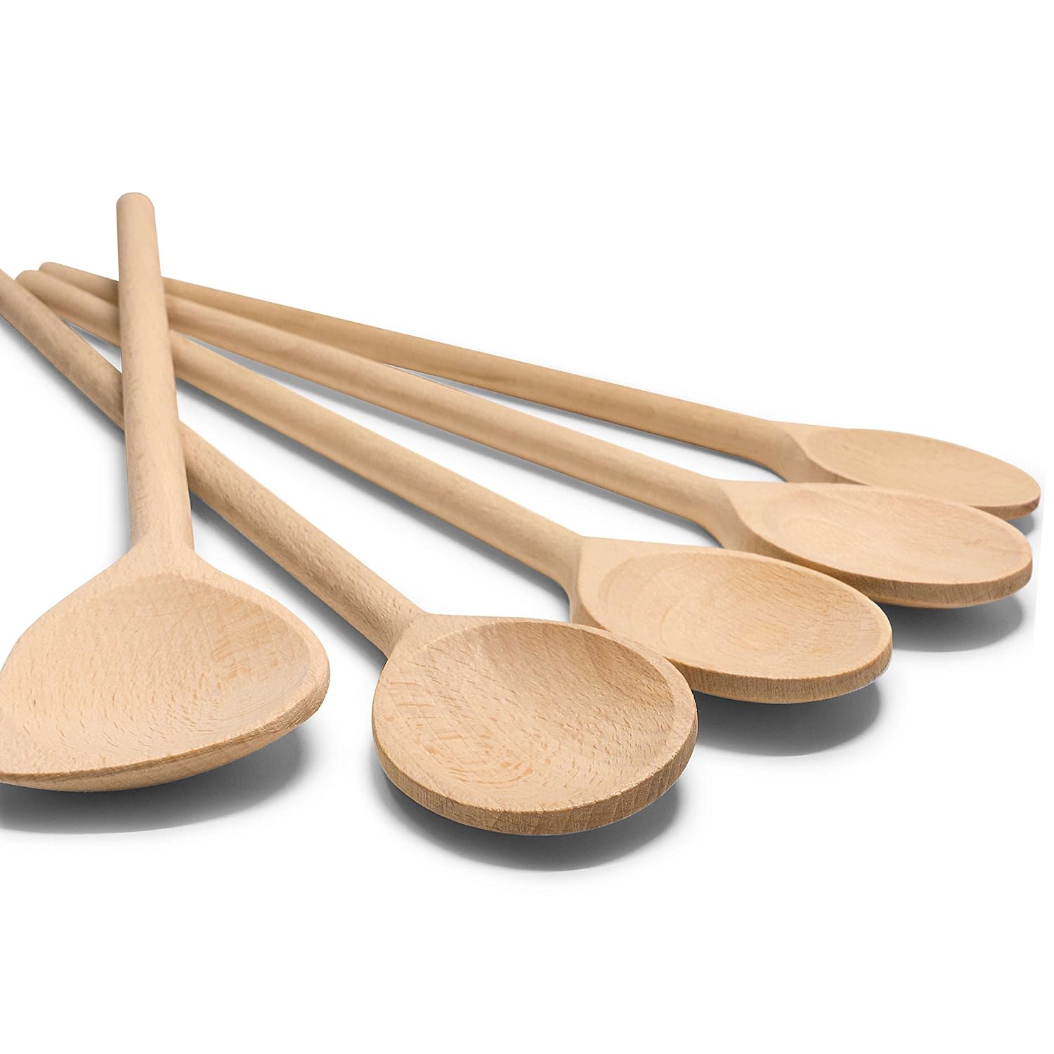 Küchenhelfer 30cm Kochlöffel-Set Holz 5tlg Möbel & Wohnen
