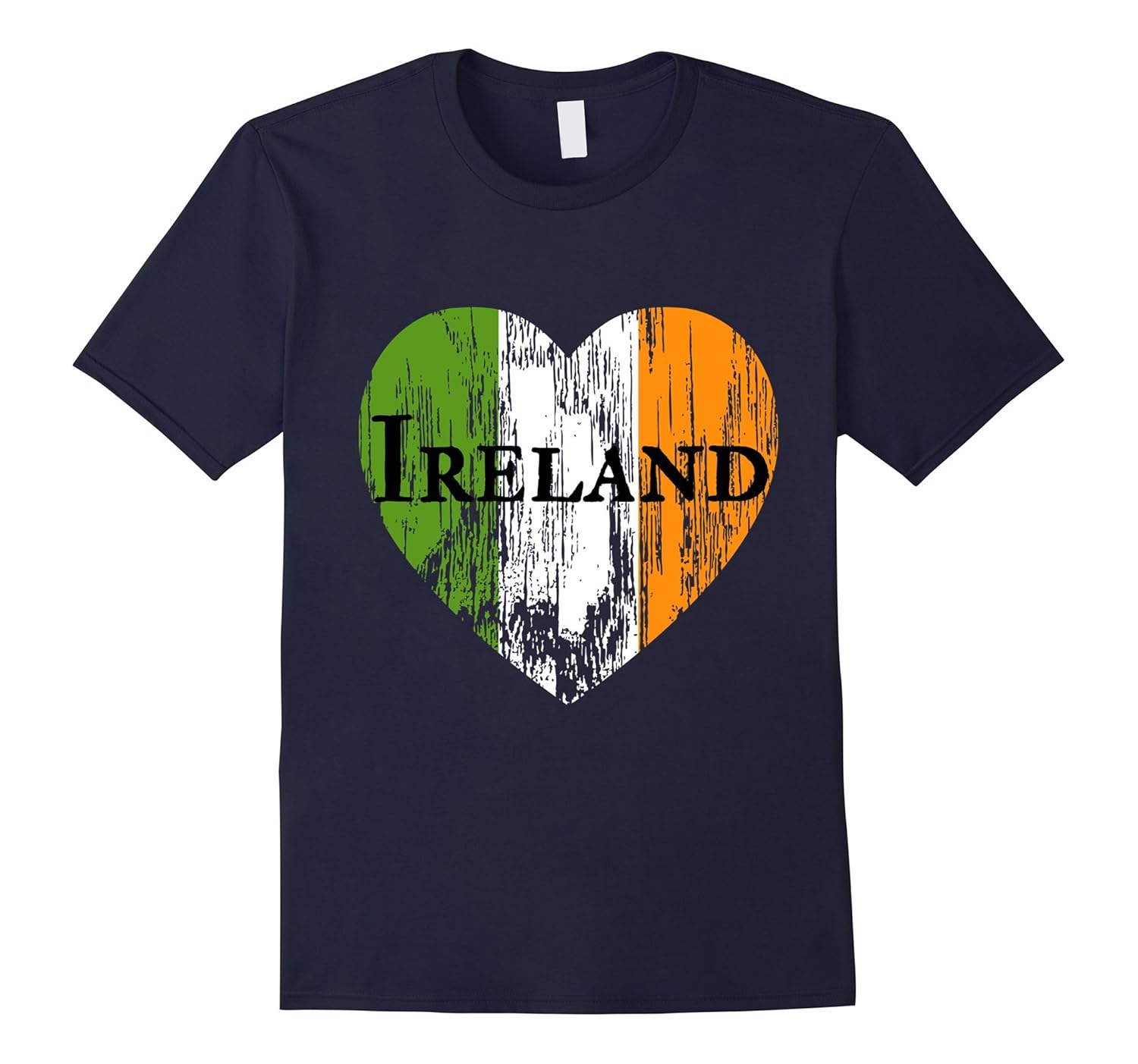 Distressed IRISH st paddys day Tri colour Ireland flag shirt-ANZ