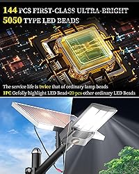 Gefolly SL-9800W Solar Street Lights