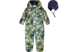 Deux par Deux Baby Boy Mid-Season One- Piece Outerwear With Hat