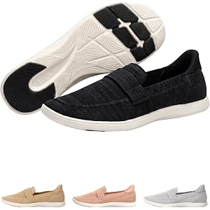Hike Footwear Valenza - Hands-Free Barefoot Dress Shoe | Slip On Memory Foam Formal Boots | Comfortable Work, Office Daily Fo