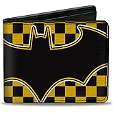 Buckle-Down Men's Standard Bifold Wallet Batman, 4.0" x 3.5"