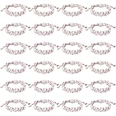 Landical 24 Pcs Bracelet for Boys, Party Favors Adjustable Handmade Braided Bracelet Wristbands Inspirational Sport Accessories Gift for Teams Player Men Birthday Jewelry Accessories