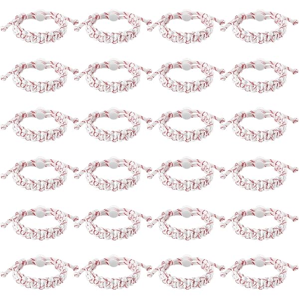 Rtteri 24 Pieces Softball Bracelets Adjustable Softball Charm Bracelet Softball Cord