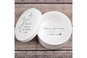 KULLDER Sympathy Gifts for Loss of Mom, In Memory of Mother, Memorial Gifts for Loss of Mother, Mother's Day for Daughter Son Lost of Ma, Remembrance Ma Birthday Christmas, I Have an Angel, I Call Her Mom