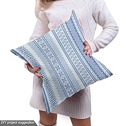 Ambesonne Nordic Fabric by The Yard, Vertical