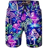 westwolf Mens Swim Trunks Quick Dry Beach Board Shorts with Pockets Mesh Lining Bathing Suits