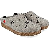 Haflinger Women's Grizzly Letters Clog Silver Grey 39