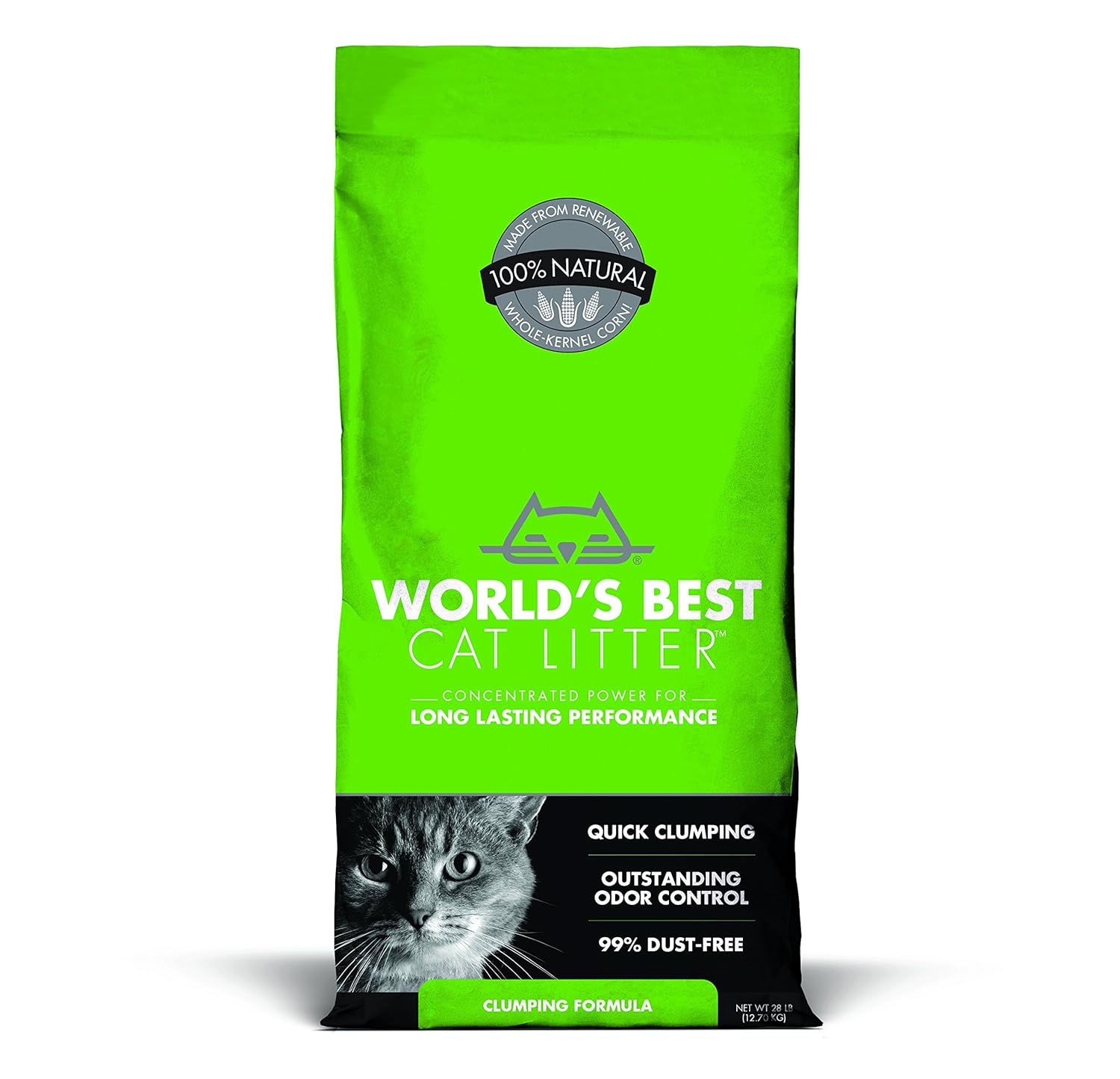 Odor Warrior Cat Litter Deodorizer - Fragrance Free Activated Charcoal Odor Eliminator