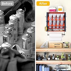 TORACK Spray Paint Can Holder with Paper Towel