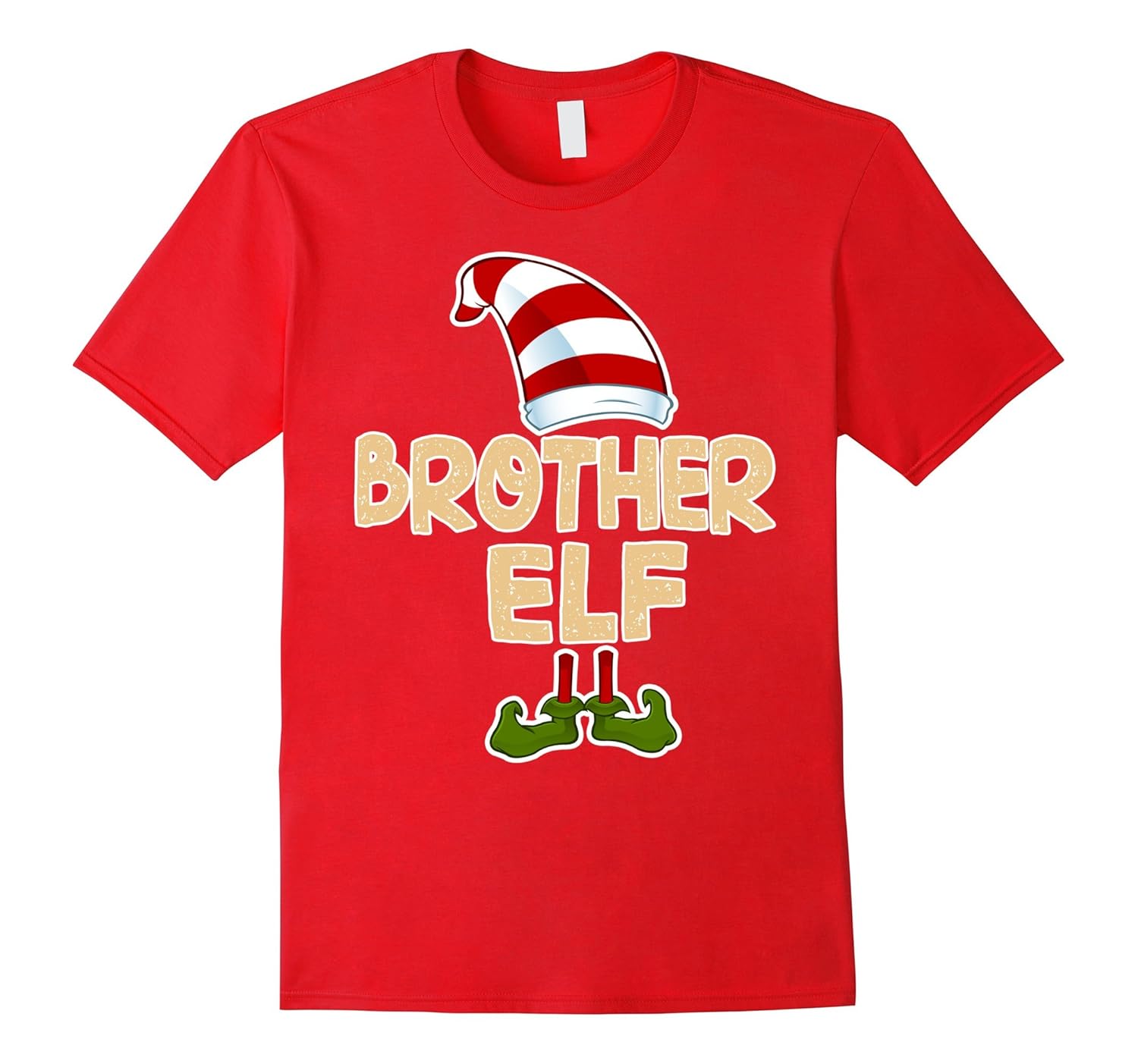 Brother Elf T-Shirt Funny Merry Christmas Costume Gift Shirt-ANZ