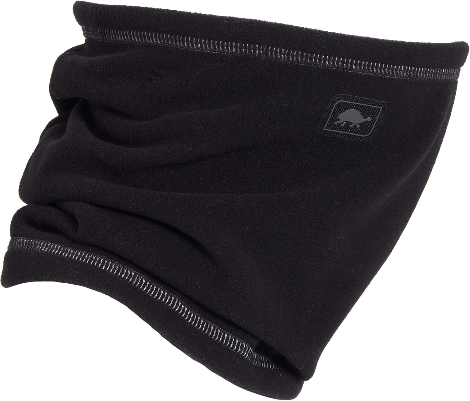 Turtle Fur Micro Fur Single-Layer Neck Gaiter, Black, One Size: Turtle Fur: Clothing