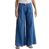AG Women's Melinda High-Rise Ultra Wide Palazzo Jeans in Catalina