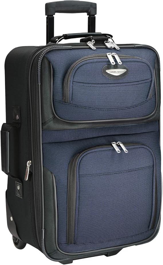 Traveler's Choice Amsterdam Softside 2Tone Fabric Expandable Rolling