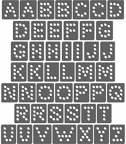 Magnetic Rhinestone Template(s) - FONT - ARIAL 1