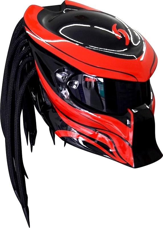 CASCO DEPREDADOR PARA MOTO (CERTIFICACION: DOT Y ECER 22.05) Micas