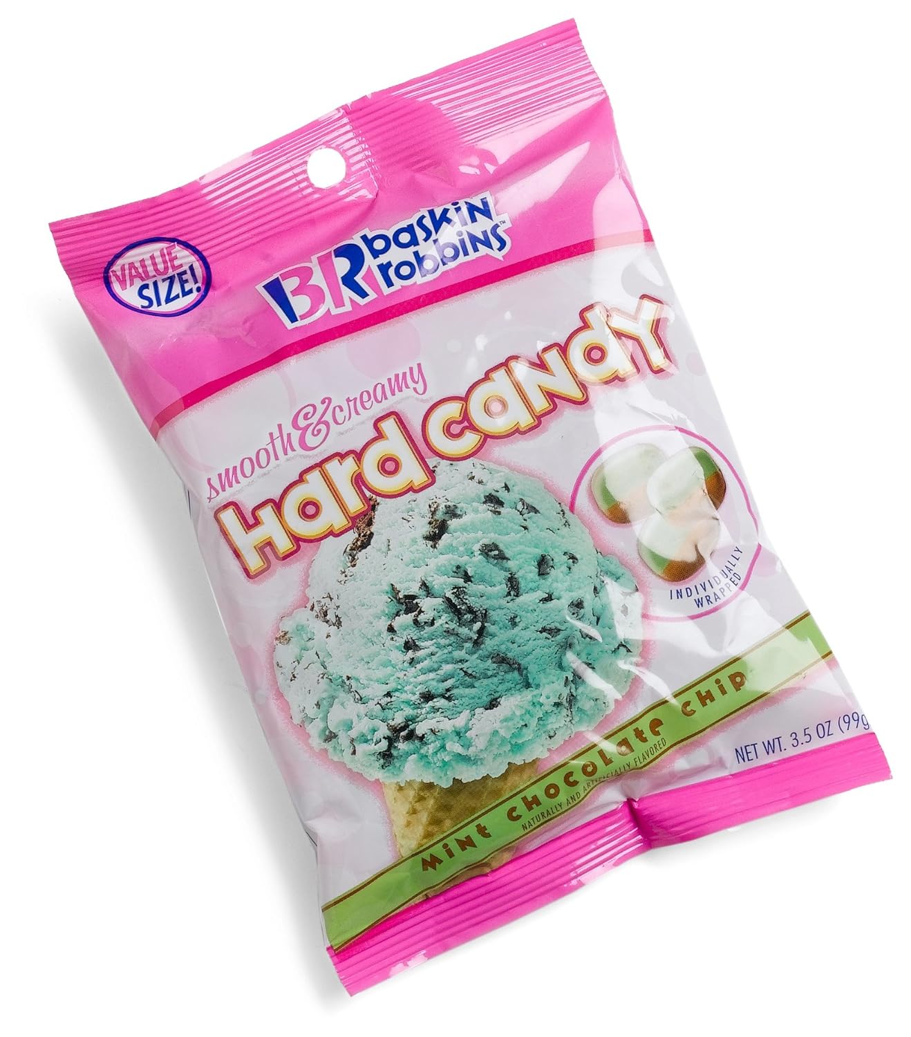 Amazon Com Baskin Robbins Hard Candy Mint Chocolate Chip 3 5 Ounce Bags Pack Of 12 Baskin Robbins Sugar Free Hard Candy Mint Chocolate Grocery Gourmet Food