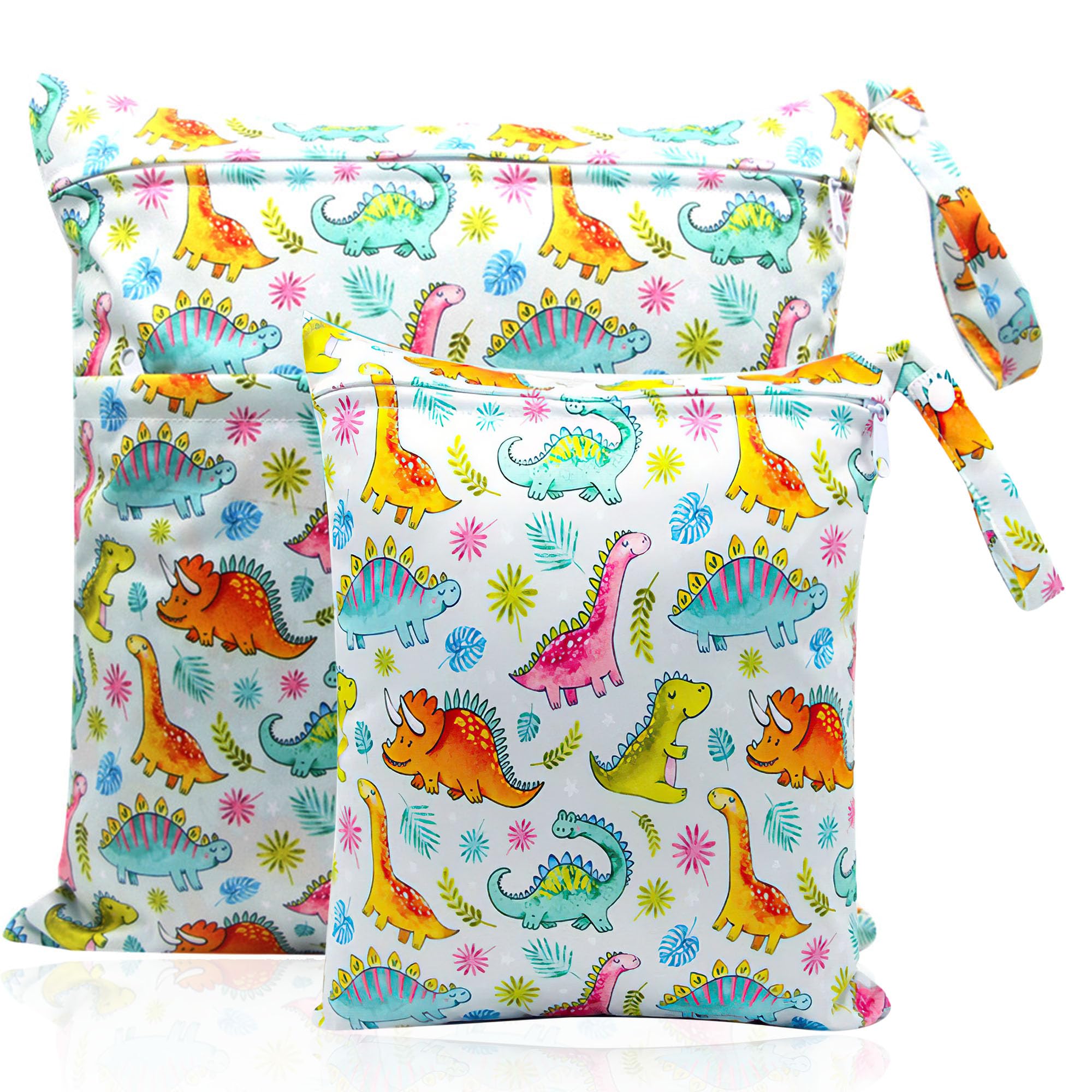 Loscarol Wet Bag Nursery Large Wet Bag Nappy Bag Small Wet Bag Nursery Personalised, Hand painted, Garment bag