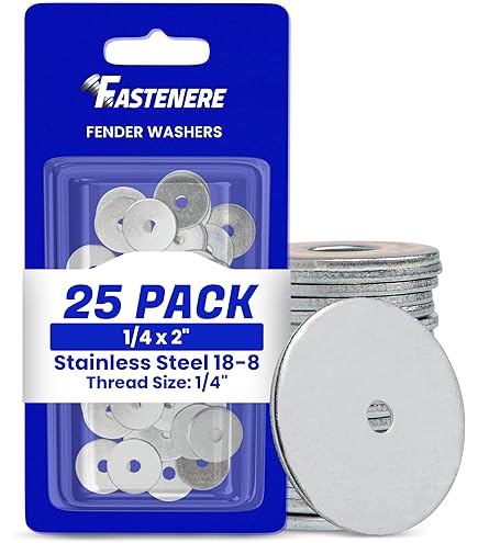 Hard-to-Find Fastener Fender Washers - 3/8" X 1-5/8" Size, Zinc Plated Steel | Pack Of 20 | Grade 2 For General Use - View #3