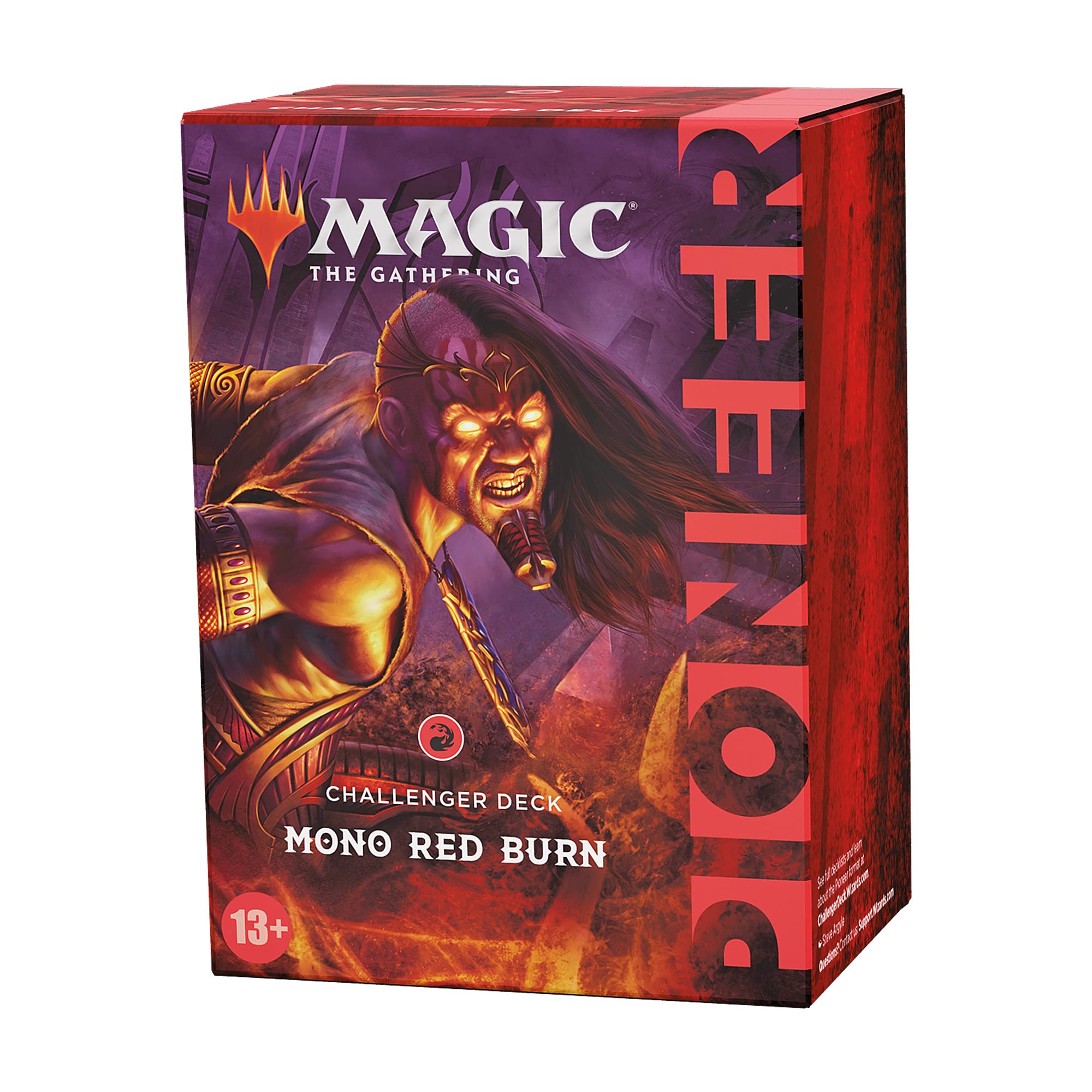 Magic The Gathering Pioneer Challenger Deck 2021 – Mono Burn (Red)