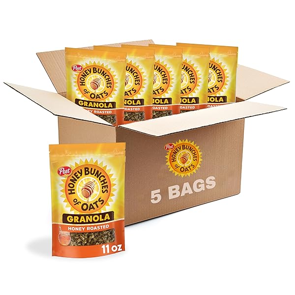 HONEY BUNCHES OF OATS HONEY ROASTED GRANOLA CEREAL,...
