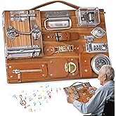Fidget Busy Board for Adults with Dementia, Calming Activities and Games for Seniors, Dementia Activities for Seniors, Assistance Products Elderly Patients Gift Toys for People with Alzheimers