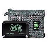 Dime Bags All-in-One Padded Pouch with Accessory Tray & Smell/Spill Proof Pocket, Protective Case for Glass Storage & Travel