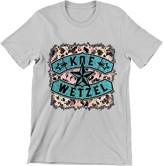 leopard star t shirt