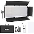 NEEWER Advanced 2.4G 1904 LED Video Light, Dimmable Bi-Color LED Panel with LCD Screen, Barndoor and U-Bracket and 2.4G Wireless Remote for Portrait Product Photography, Studio Video Shooting