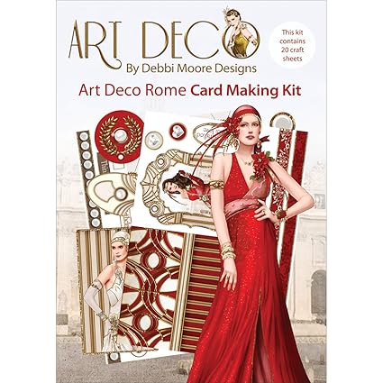 Debbi Moore Designs Dmnc010 Art Deco Card Making Kit Rome Amazon In Electronics