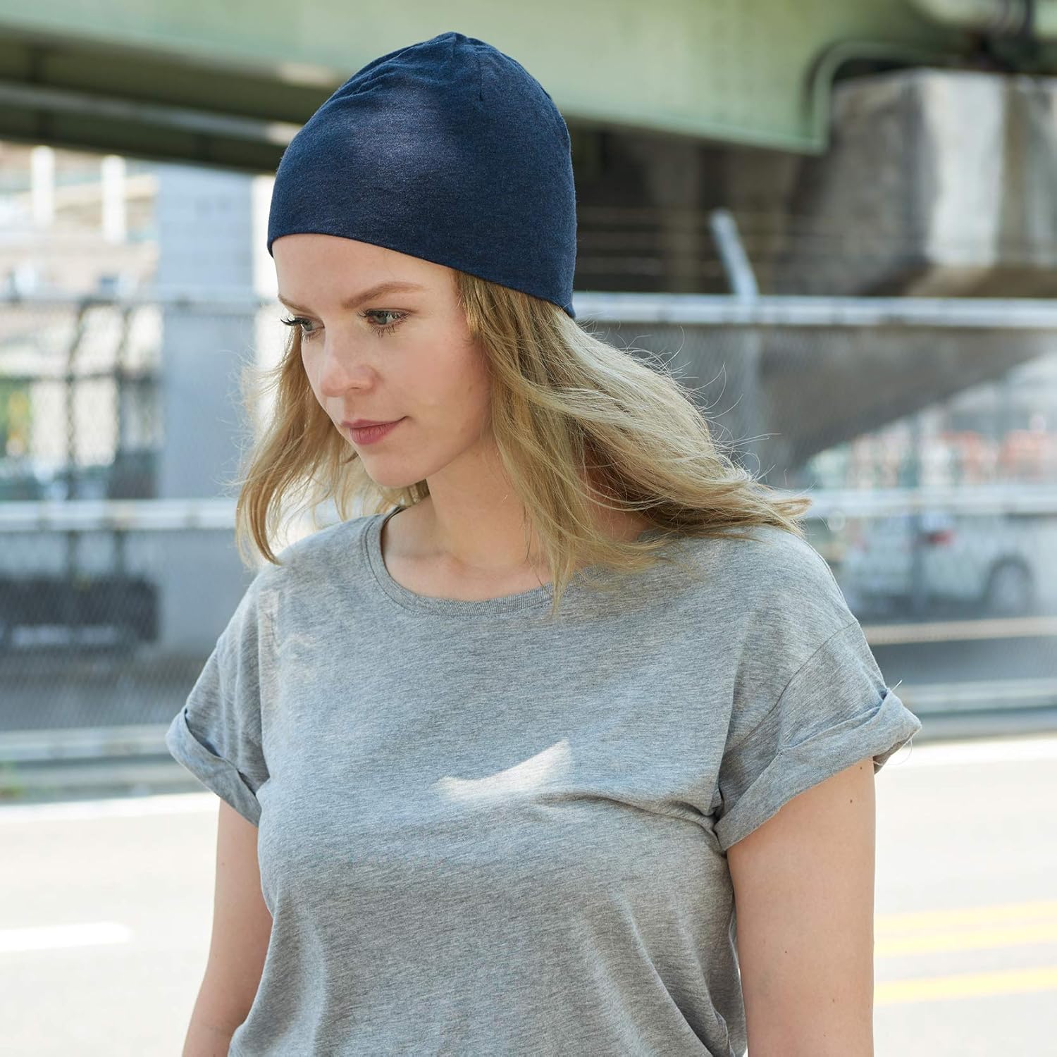 CHARM 100% Organic Cotton Beanie - Soft Chemo Hat Tight Fit Sensitive Skin Cap Snug Form Fitting Unisex Black at  Men’s Clothing store