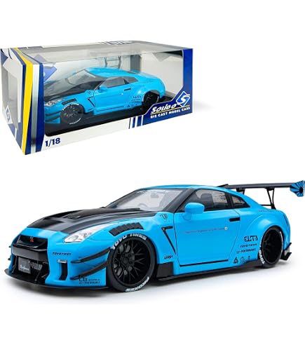 Amazon.com: SOLIDO 1/18 LB-WORKS NISSAN GT-R (R35) 2022 PURPLE
