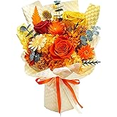 QOEAZY Mothers Day Gifts, Flowers for Delivery, Preserved Flowers Bouquet, Birthday Gifts for Women Mom Grandma Wife Girlfriend Her