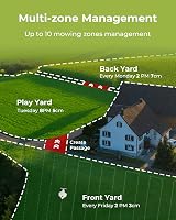 Mammotion LUBA AWD 5000 Robotic Lawnmower, 1.25 Acre, APP Control view 3