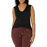 Amazon Essentials Women's Jersey Standard-Fit V-Neck Tank Top (Previously Daily Ritual)