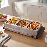 Progress EK3664P Electric Buffet Server 3 Pan 200W Adjustable Temp view 4
