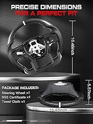 TESFEEL Steering Wheel for F150 Raptor 2017-2020