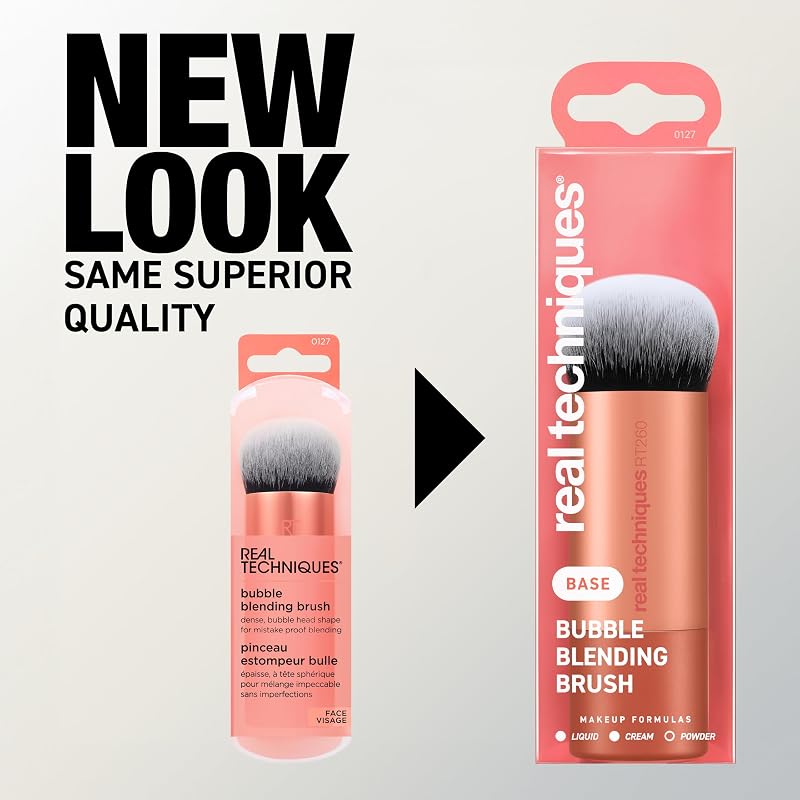 Pennello da trucco Bubble Blending, pennello da viso multiuso per prodotti liquidi, in crema e in polvere,1 confezione