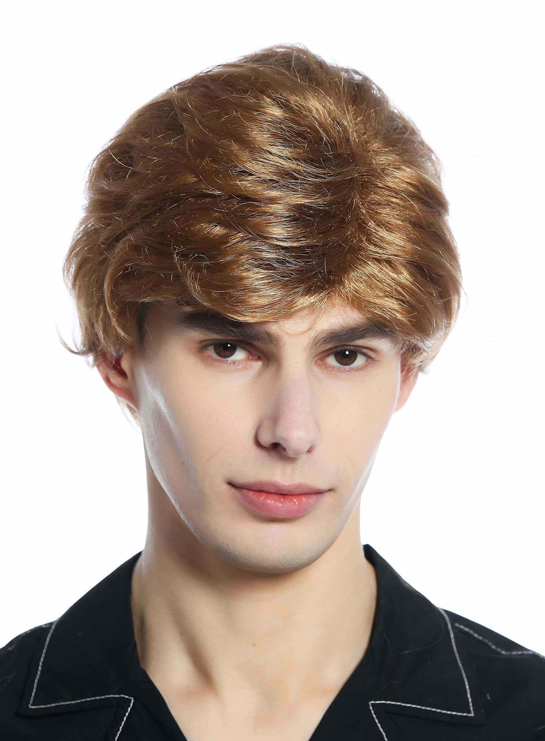 WIG ME UP - DW1335-19 Wig Men Women unisex short slightly waved dense dark blond