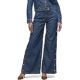 Hudson Womens James High Rise Wide Leg Jean