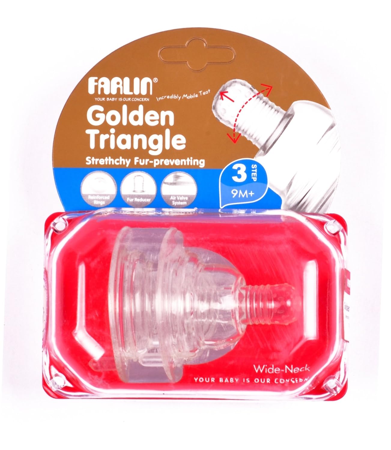 farlin wide neck teats