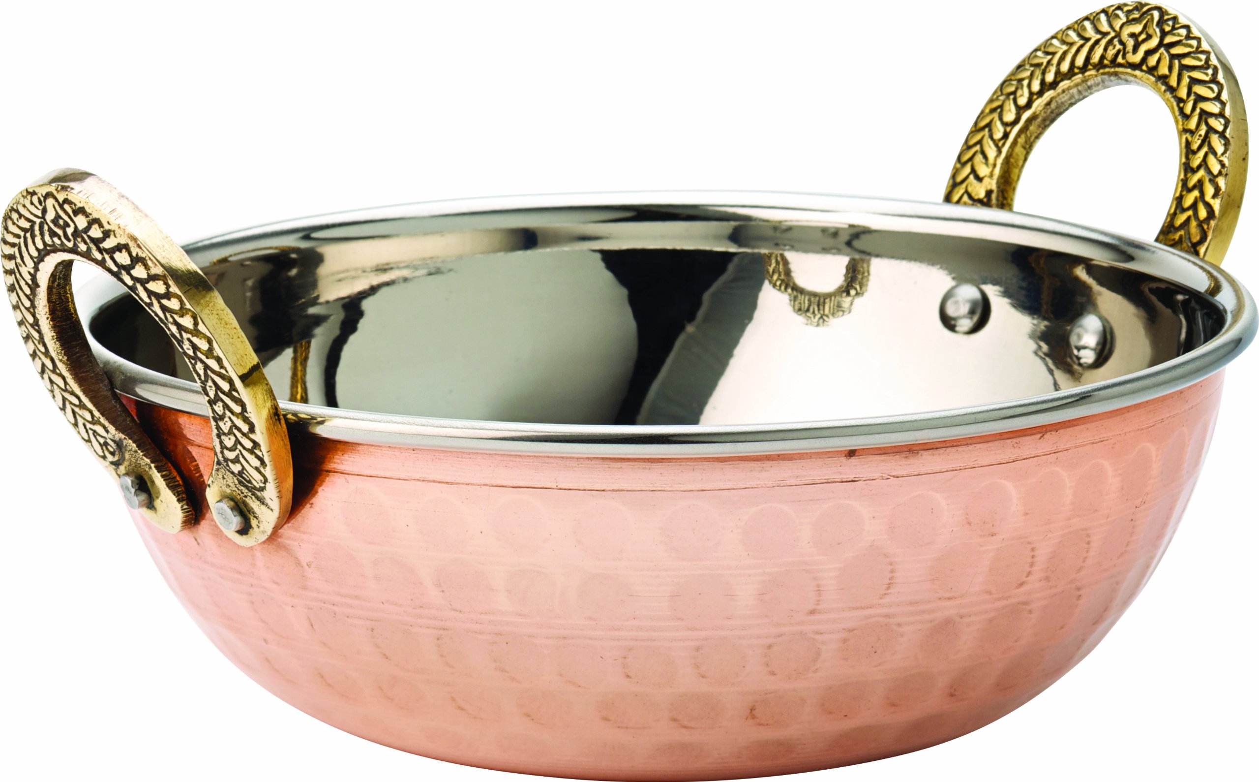 Utopia Copper Presentation, F91060-000000-B01012, Copper Kadai Dish 5.25" (13cm) 16.5oz (47cl) (Box of 12)