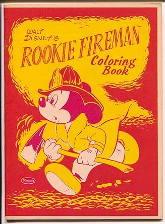 Amazon.com: Walt Disney's Rookie Fireman Coloring Book ...