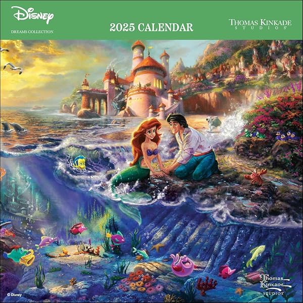 Disney Dreams Collection by Thomas Kinkade Studios: 2025 Mini Wall
