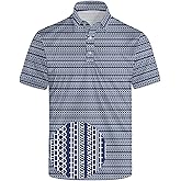 MDLBNSI Polo Shirts for Men Moisture Wicking Mens Polo Shirts Patriotic Shirts for Men