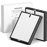 MORENTO Genuine Air Purifier Replacement Filter, True HEPA Filter Compatible with MR5866 for 99.97% Air Pollutants, Odor and Smoke, Original Version White 2 Pack