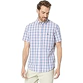 U.S. POLO ASSN. Short Sleeve CVC Yarn-Dye Poplin Woven Shirt