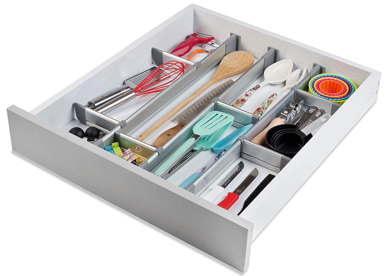 Best Practical Comfort Adjustable Drawer Organizer 9 Drawer