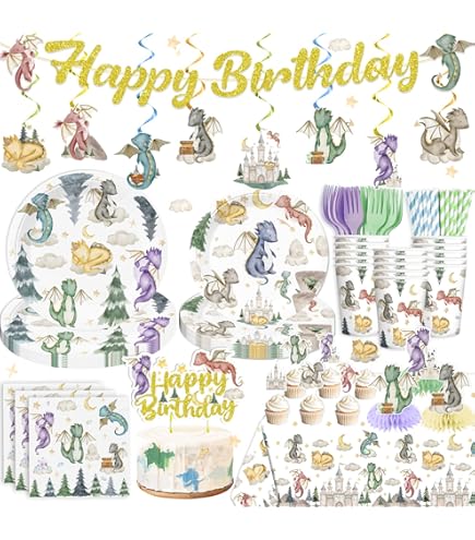 Décoration De Fête D'anniversaire En Forme De Sirène Set De Vaisselle